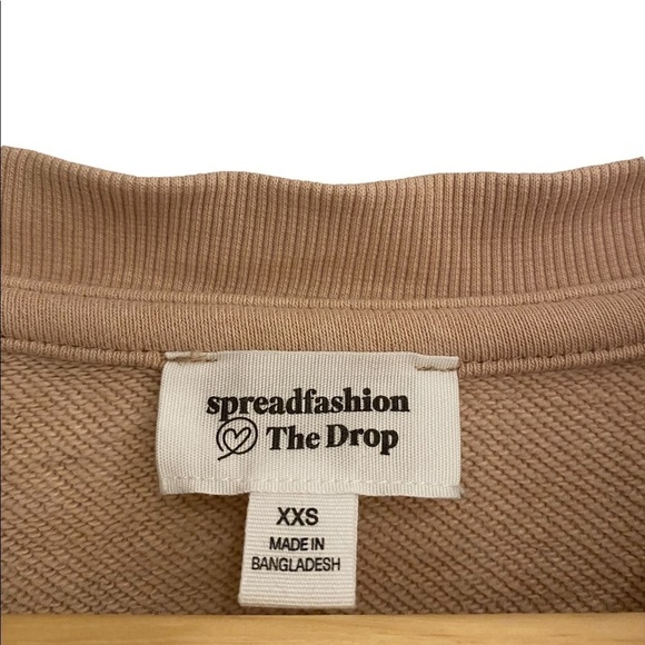 COPY - THE Drop Tan Colour Sweater Dress - Picture 3 of 3